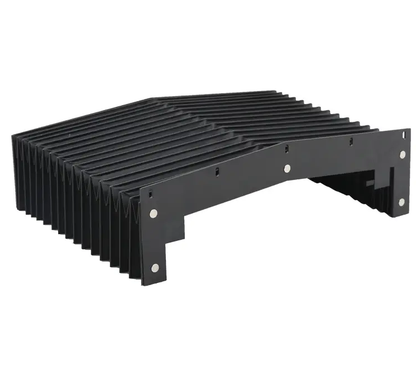Custom arch shaped accordion bellow cover, bow type CNC machine protection cover