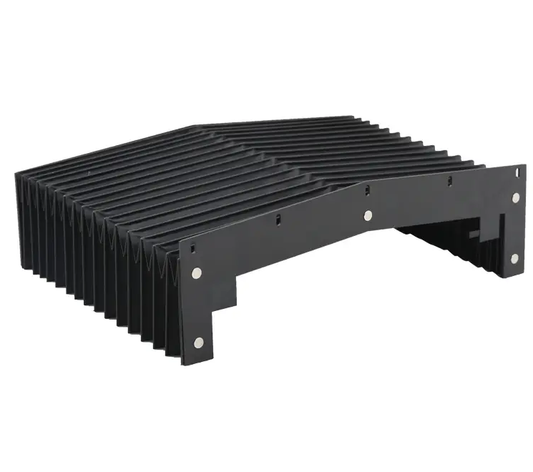 Custom arch shaped accordion bellow cover, bow type CNC machine protection cover