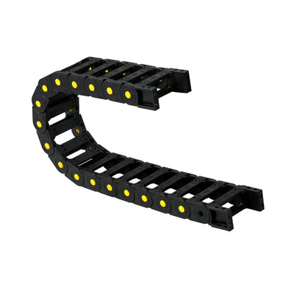 Custom bridge type drag chain for CNC machine, openable cable protection part