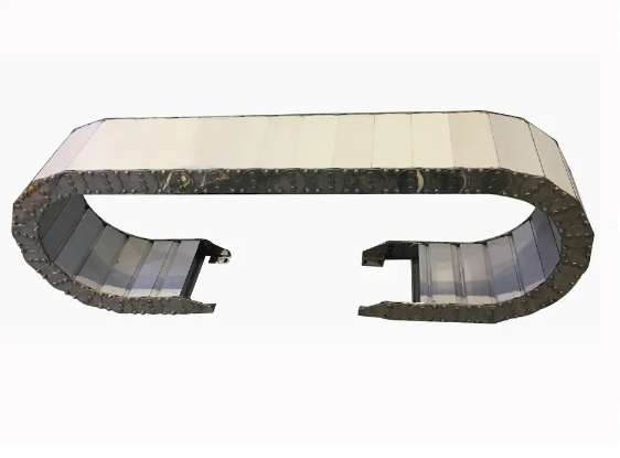 Bending full enclosed steel drag chain, flexible heavy industry drag chain