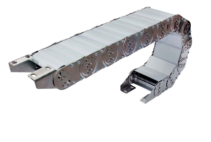 Straight full enclosed steel drag chain, super heavy load cable protection