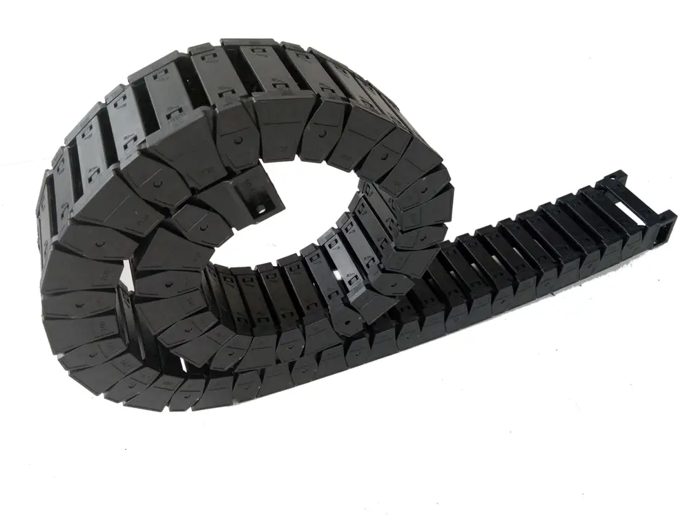 Custom high speed silent drag chain for high speed automation, low noise cable protection part
