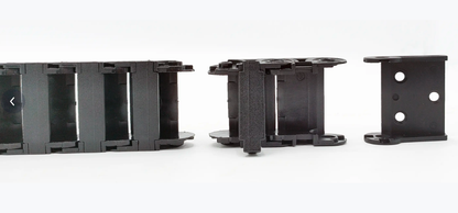 Connector of mini black plastic drag chain, small drag chain connector
