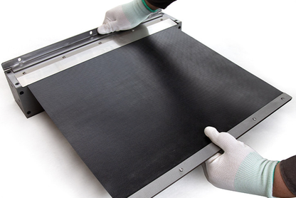 Install detail of roll up machine protection cover