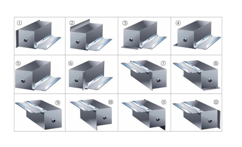Parts detail of roll up machine protection cover