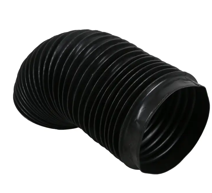 Custom round accordion bellow cover, flexible circular shaft protection cover