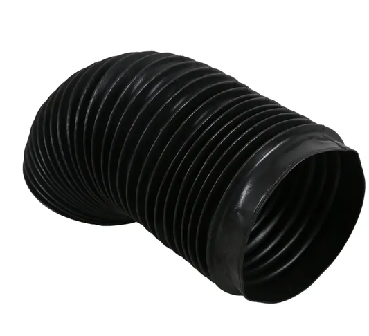Custom round accordion bellow cover, flexible circular shaft protection cover