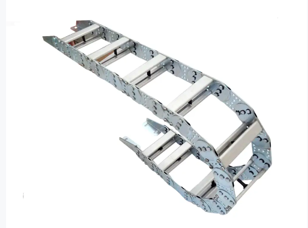 Bending detail of TL type steel drag chain, flexible heavy load drag chain