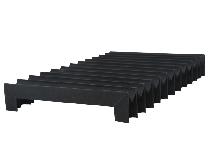 Custom U shaped accordion bellow cover, U type CNC machine protection cover